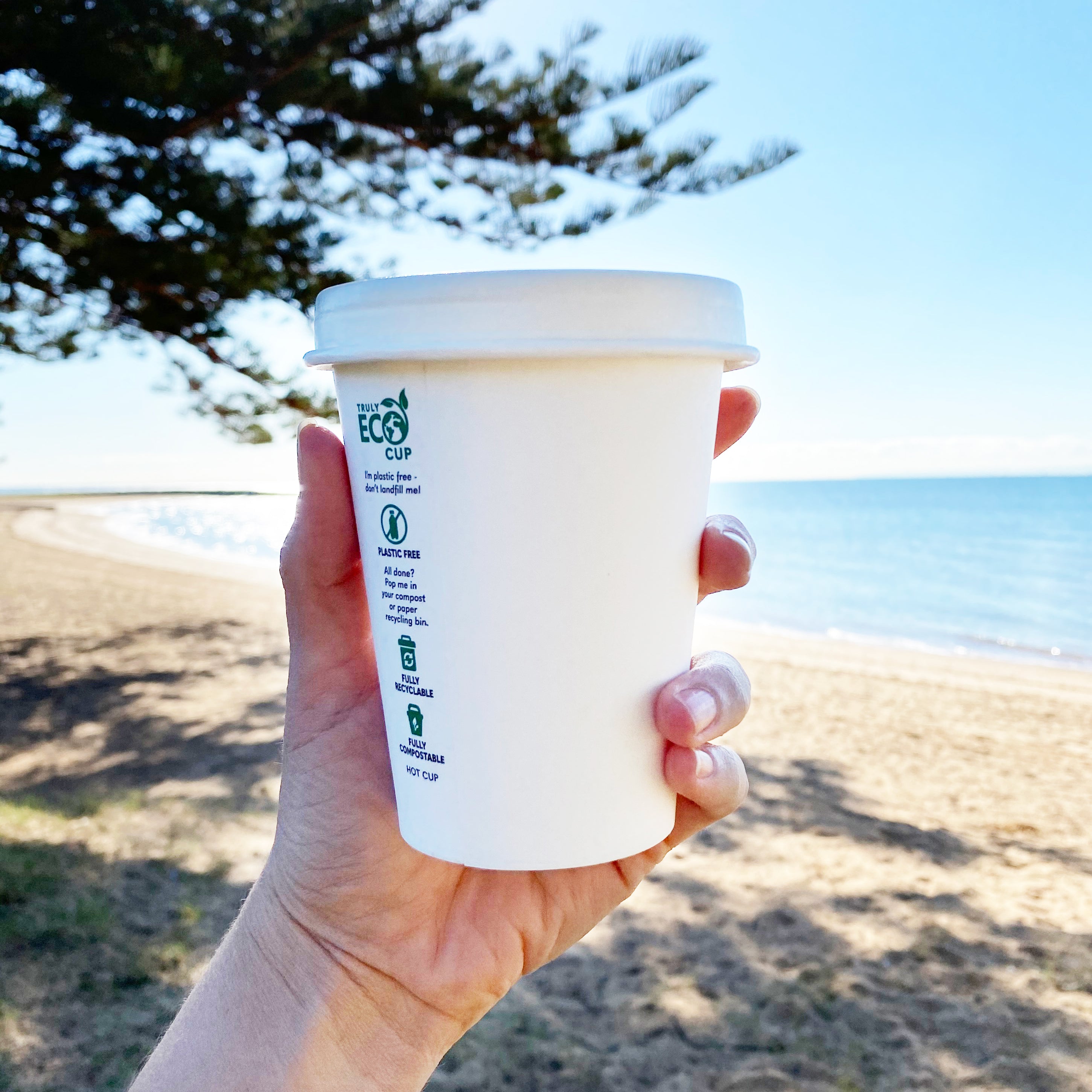 Switch to home compostable coffee cups this Plastic Free July