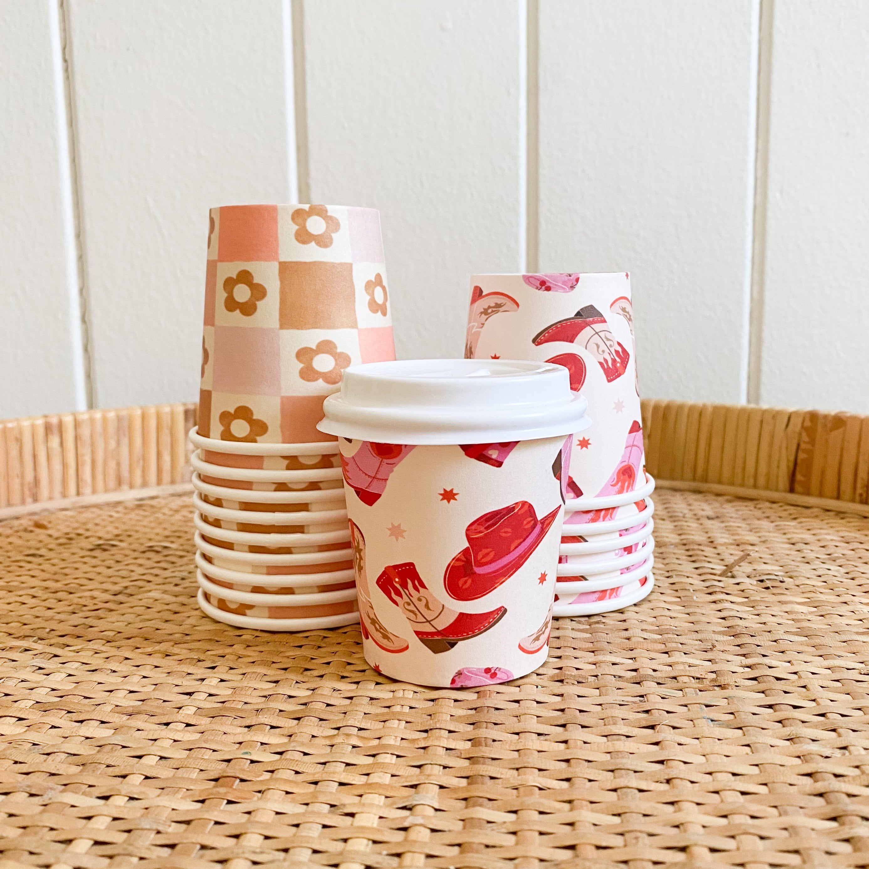 cowgirl takeaway coffee cups babycino 4oz