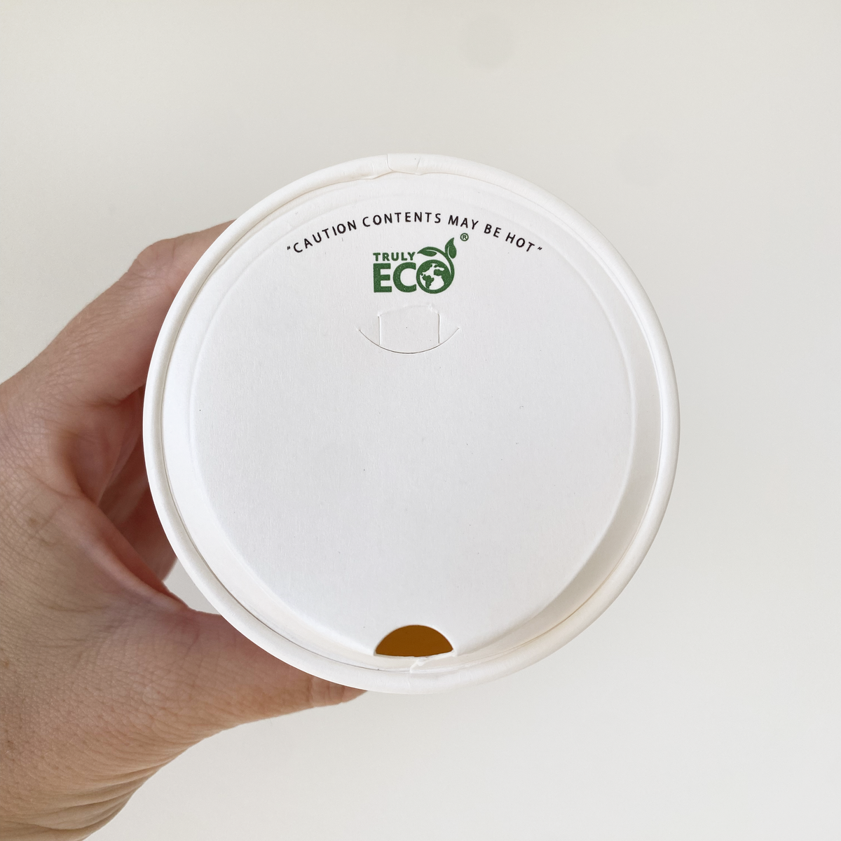 (90mm) Paper Sipper Lid Home Compostable