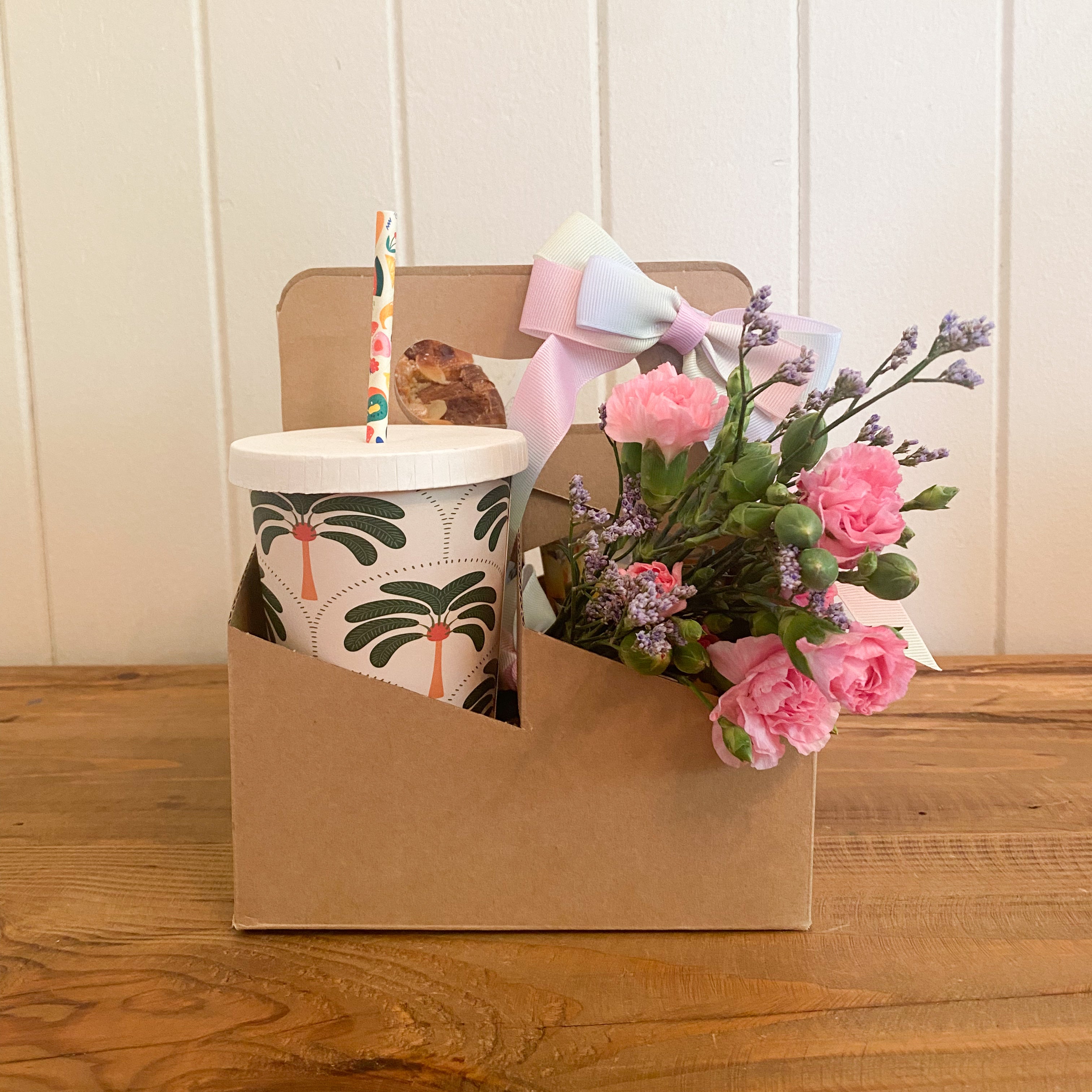 4 cup tray carry tray with handle cafe coffee cup takeaway gifting valentines day