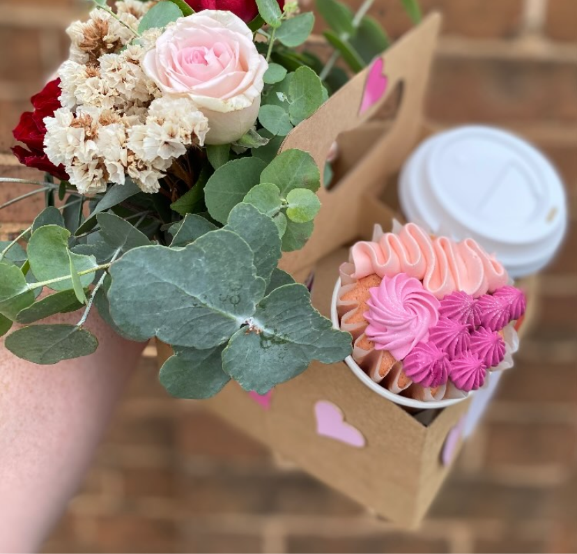 4 Cup Carry Tray with Handle (Gifting Edition)