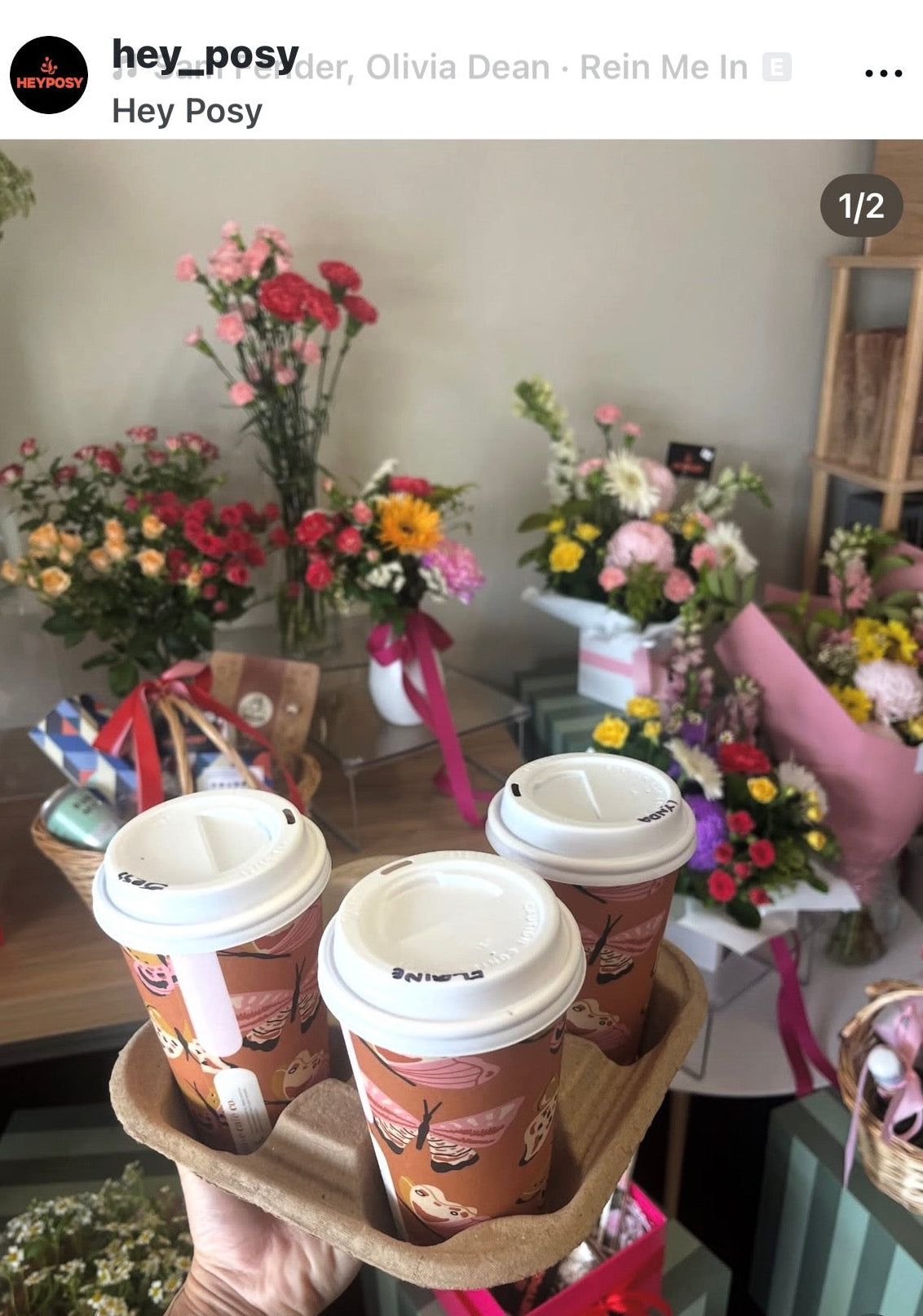 4 coffee cup tray holder takeaway recycled recyclable pulp kraft