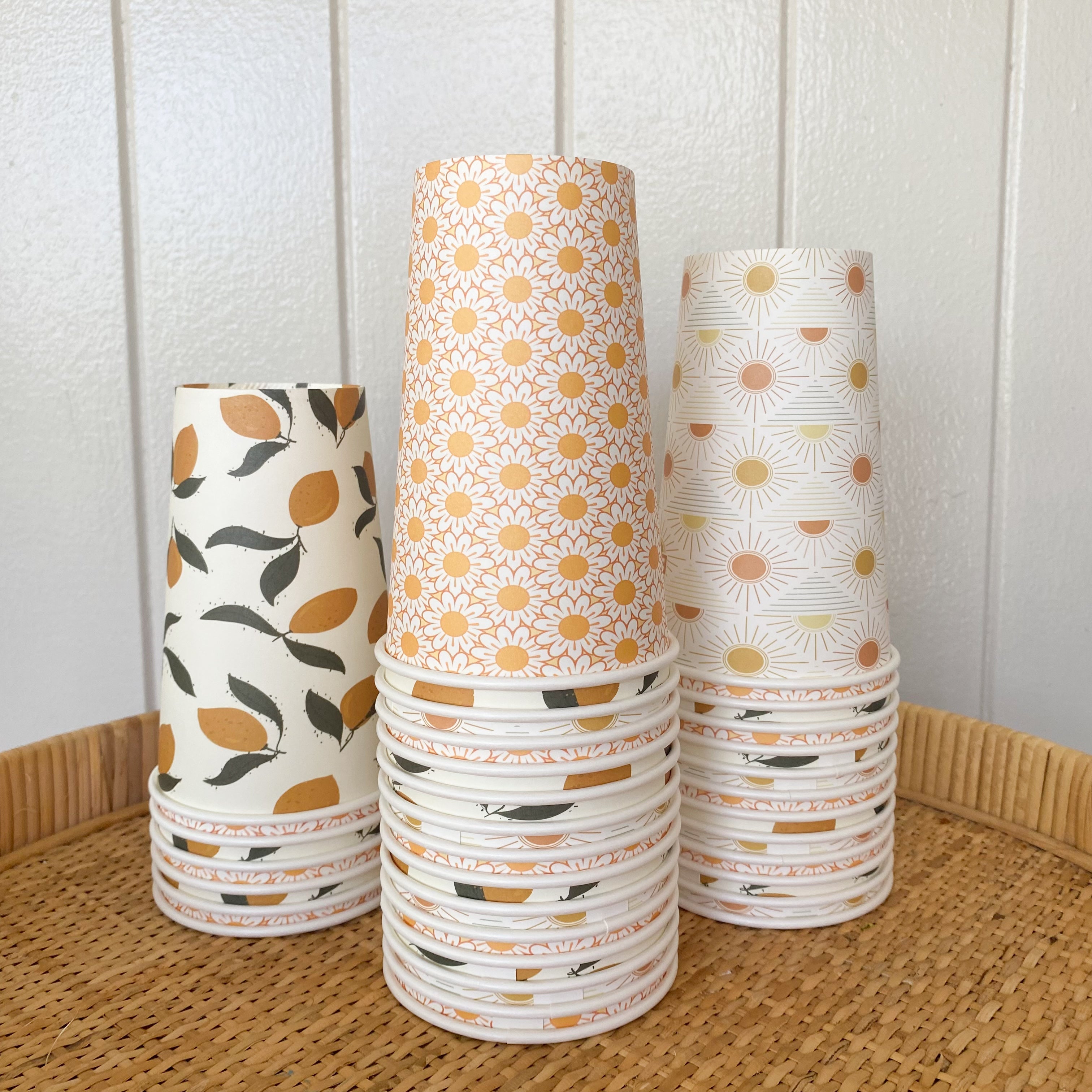 designer printed pattern coffee cup takeaway cafe compostable biopak home compostable biodegradable pla disposable paper coffee hot cup as5810 creative cafe company 16oz