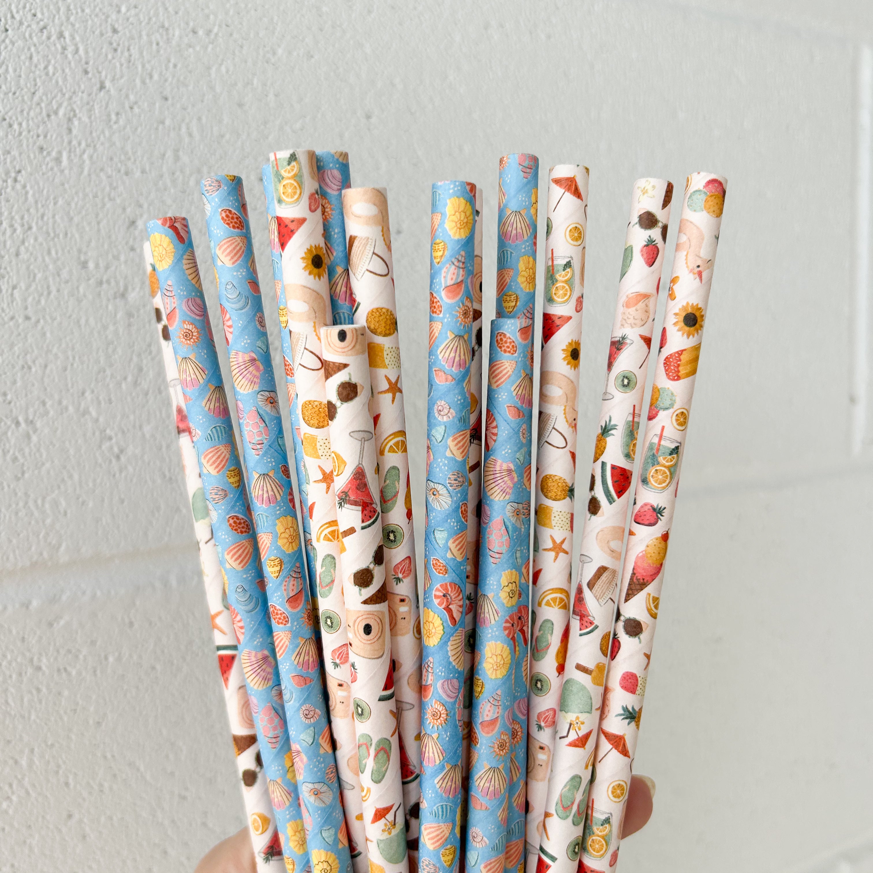 Jumbo 8mm strong paper straws