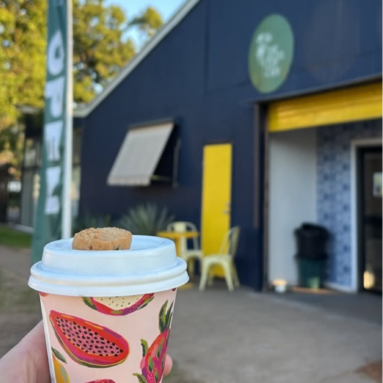 fruit printed takeaway coffee cup 8oz hot coffee