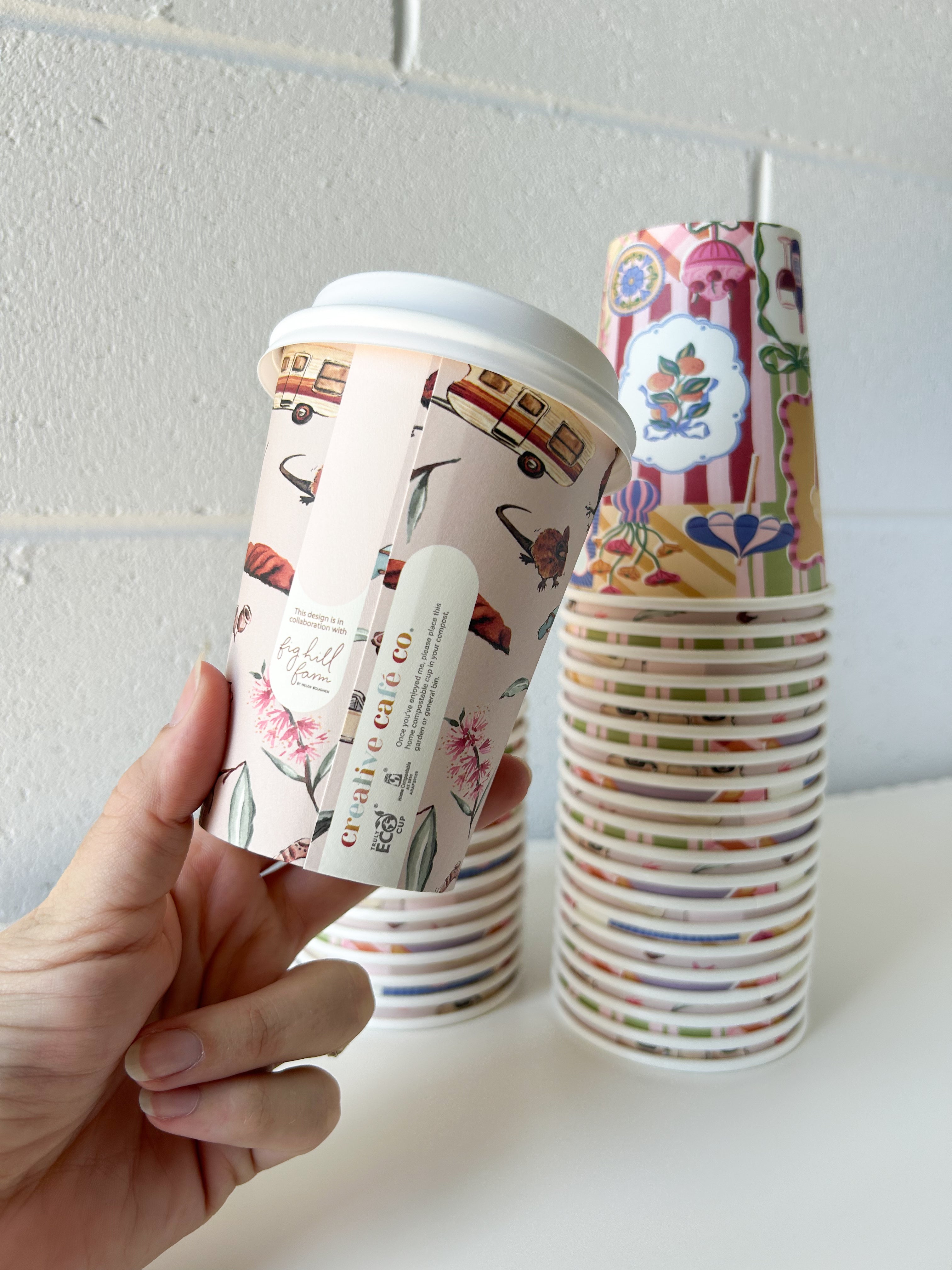 12oz | 400ml (90mm) Hot/Cold Coffee Cup